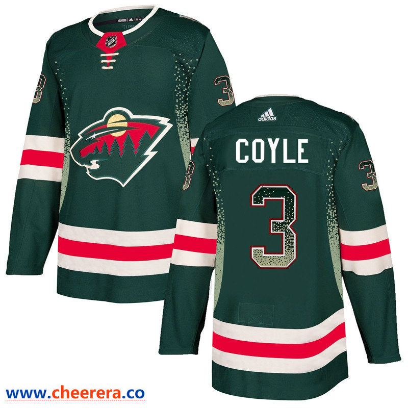 Charlie Coyle Minnesota Wild green Fashion jersey