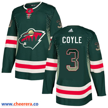 Charlie Coyle Minnesota Wild green Fashion jersey