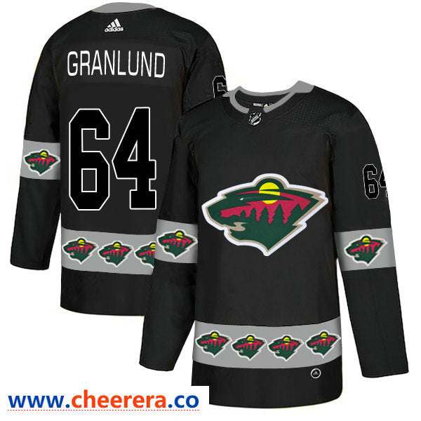 Mikael Granlund Minnesota Wild black Fashion jersey