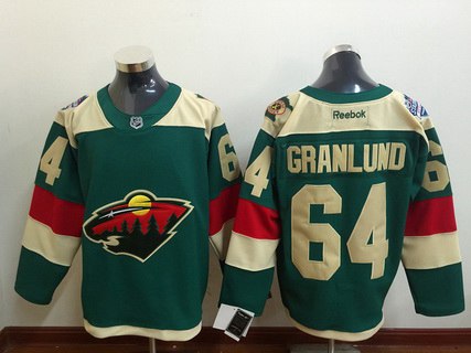 Mikael Granlund Reebok Minnesota Wild green Stadium Series jersey