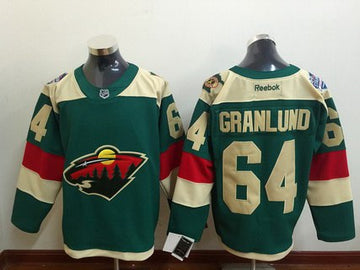 Mikael Granlund Reebok Minnesota Wild green Stadium Series jersey