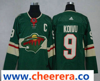 Mikko Koivu Minnesota Wild green jersey