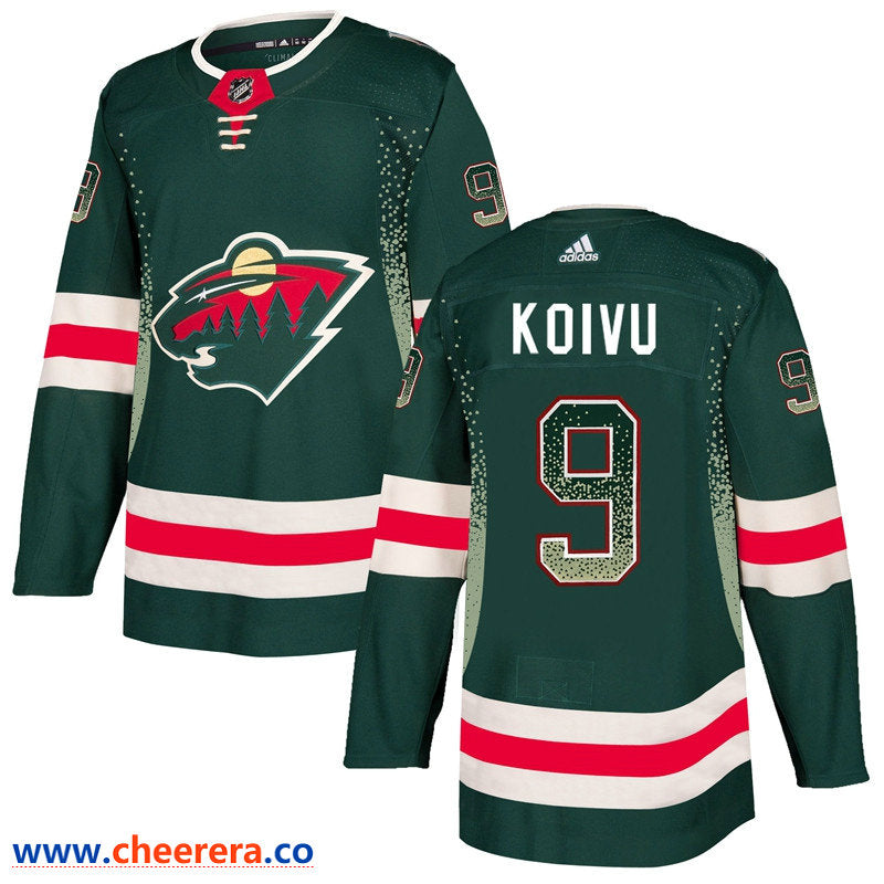 Mikko Koivu Minnesota Wild green Fashion jersey