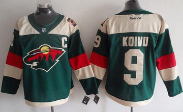 Mikko Koivu Reebok Minnesota Wild green Stadium Series jersey