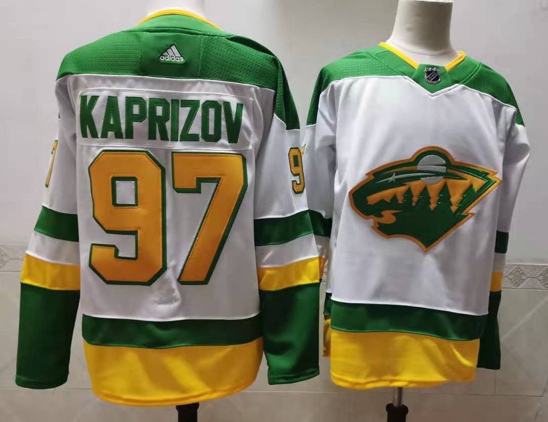 Kirill Kaprizov Minnesota Wild white Retro jersey