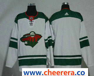 Custom Minnesota Wild white jersey