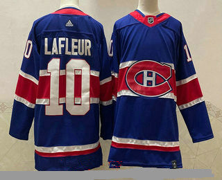 Guy Lafleur Montreal Canadiens blue Retro jersey