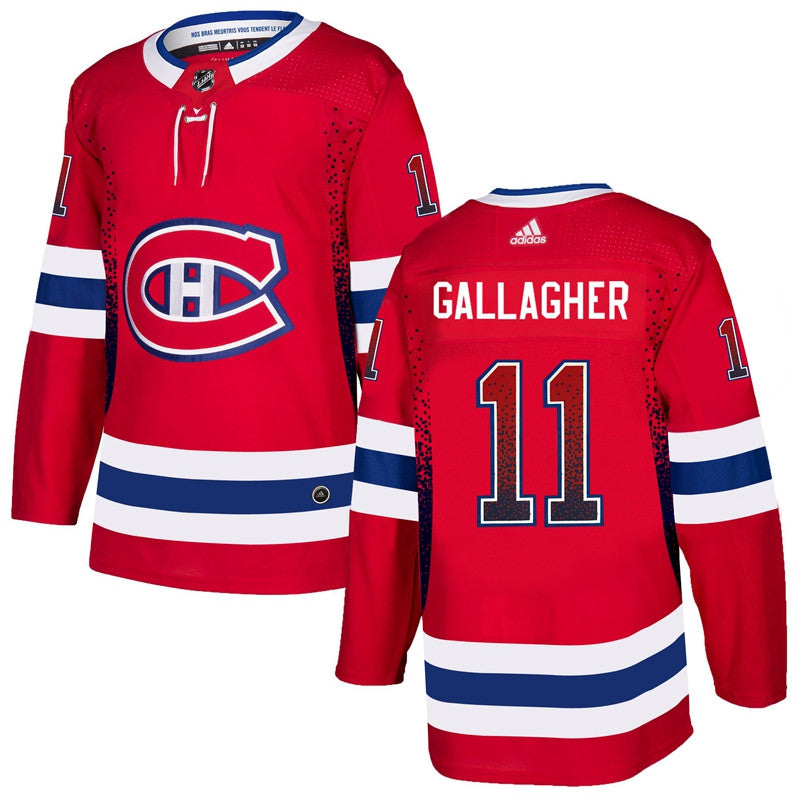 Brendan Gallagher Montreal Canadiens red Fashion jersey