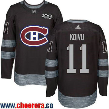 Saku Koivu Montreal Canadiens black jersey
