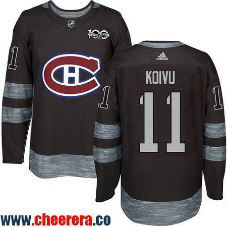 Saku Koivu Montreal Canadiens black jersey