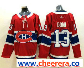 Max Domi Montreal Canadiens red jersey