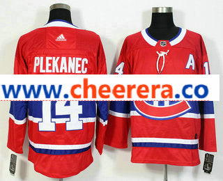 Tomas Plekanec Montreal Canadiens red jersey