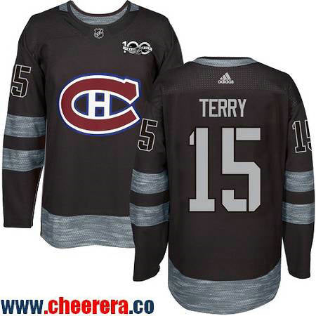 Chris Terry Montreal Canadiens black jersey
