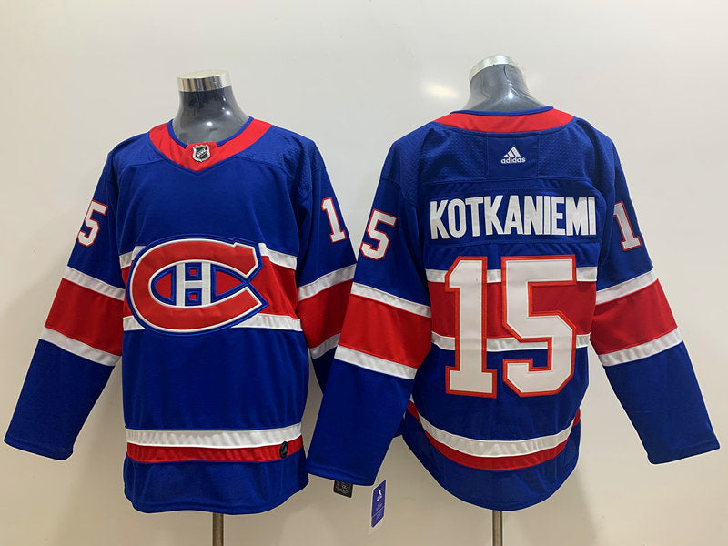 Jesperi Kotkaniemi Montreal Canadiens blue Alternate jersey