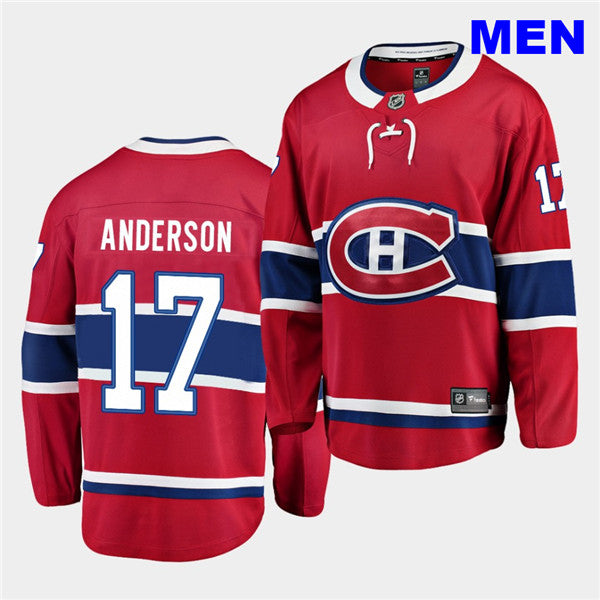 Josh Anderson Montreal Canadiens red Home jersey