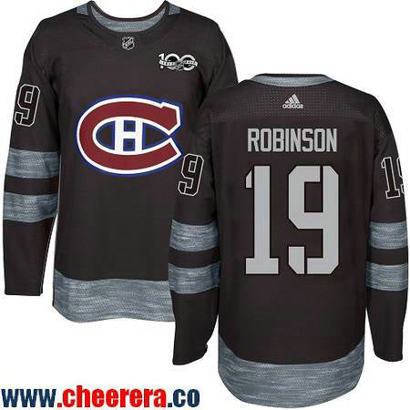 Larry Robinson Montreal Canadiens black jersey