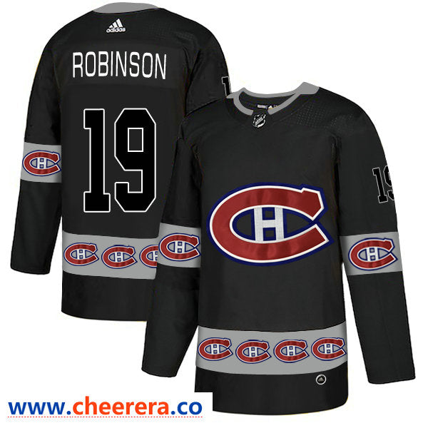 Larry Robinson Montreal Canadiens black Fashion jersey
