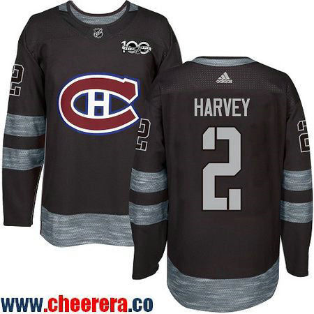 Doug Harvey Montreal Canadiens black jersey
