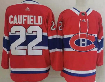Cole Caufield Montreal Canadiens red jersey