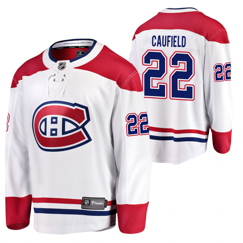 Cole Caufield Montreal Canadiens white jersey
