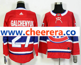Alex Galchenyuk Montreal Canadiens red jersey