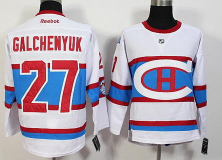 Alex Galchenyuk Reebok Montreal Canadiens white Winter Classic jersey