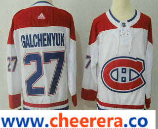 Alex Galchenyuk Montreal Canadiens white jersey