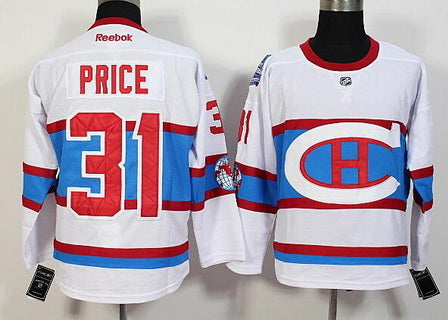 Carey Price Reebok Montreal Canadiens white Winter Classic jersey