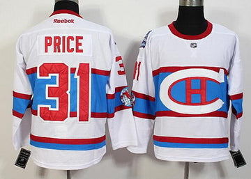 Carey Price Reebok Montreal Canadiens white Winter Classic jersey