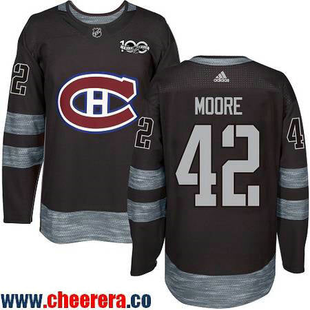 Dominic Moore Montreal Canadiens black jersey