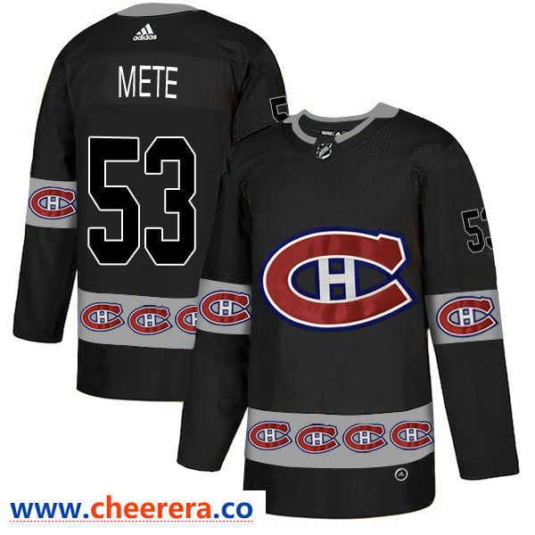 Victor Mete Montreal Canadiens black Fashion jersey
