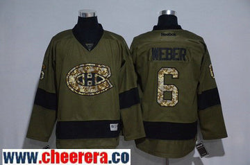 Shea Weber Montreal Canadiens green Salute To Service jersey