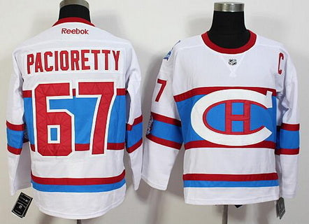 Max Pacioretty Reebok Montreal Canadiens white Winter Classic jersey