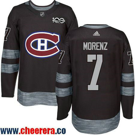Howie Morenz Montreal Canadiens black jersey