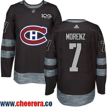 Howie Morenz Montreal Canadiens black jersey