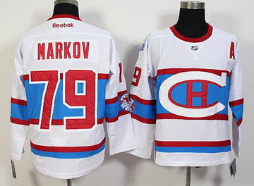Andrei Markov Reebok Montreal Canadiens white Winter Classic jersey