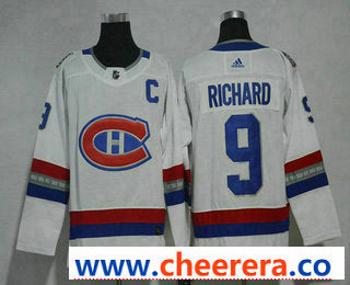 Maurice Richard Montreal Canadiens white Authentic jersey