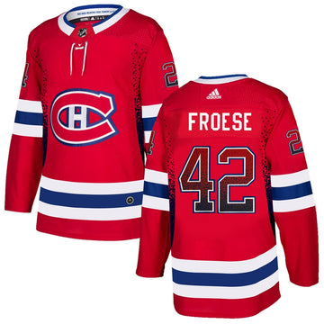 Byron Froese Montreal Canadiens red Fashion jersey