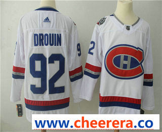 Jonathan Drouin Montreal Canadiens white Authentic jersey
