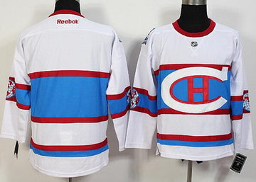Blank Reebok Montreal Canadiens white Winter Classic jersey