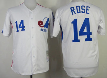 Pete Rose Washington Nationals white jersey