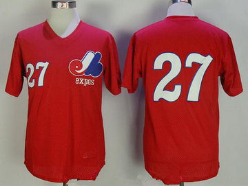 Vladimir Guerrero Washington Nationals red Throwback jersey