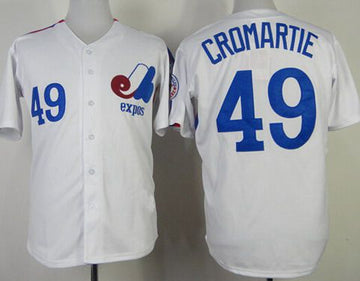 Warren Cromartie Washington Nationals white jersey