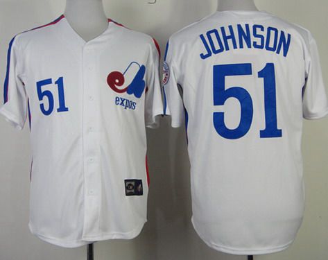 Randy Johnson Washington Nationals white jersey