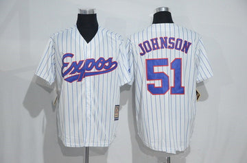 Randy Johnson Washington Nationals white Cooperstown jersey