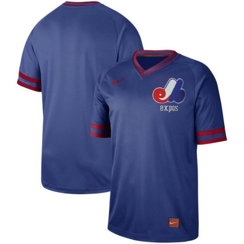 Custom Washington Nationals blue Throwback jersey