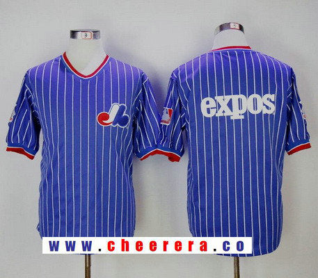 Washington Nationals blue Throwback jersey