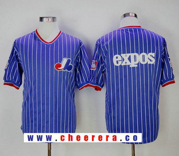 Washington Nationals blue Throwback jersey