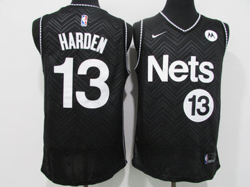 NBA James Harden Brooklyn Nets black jersey
