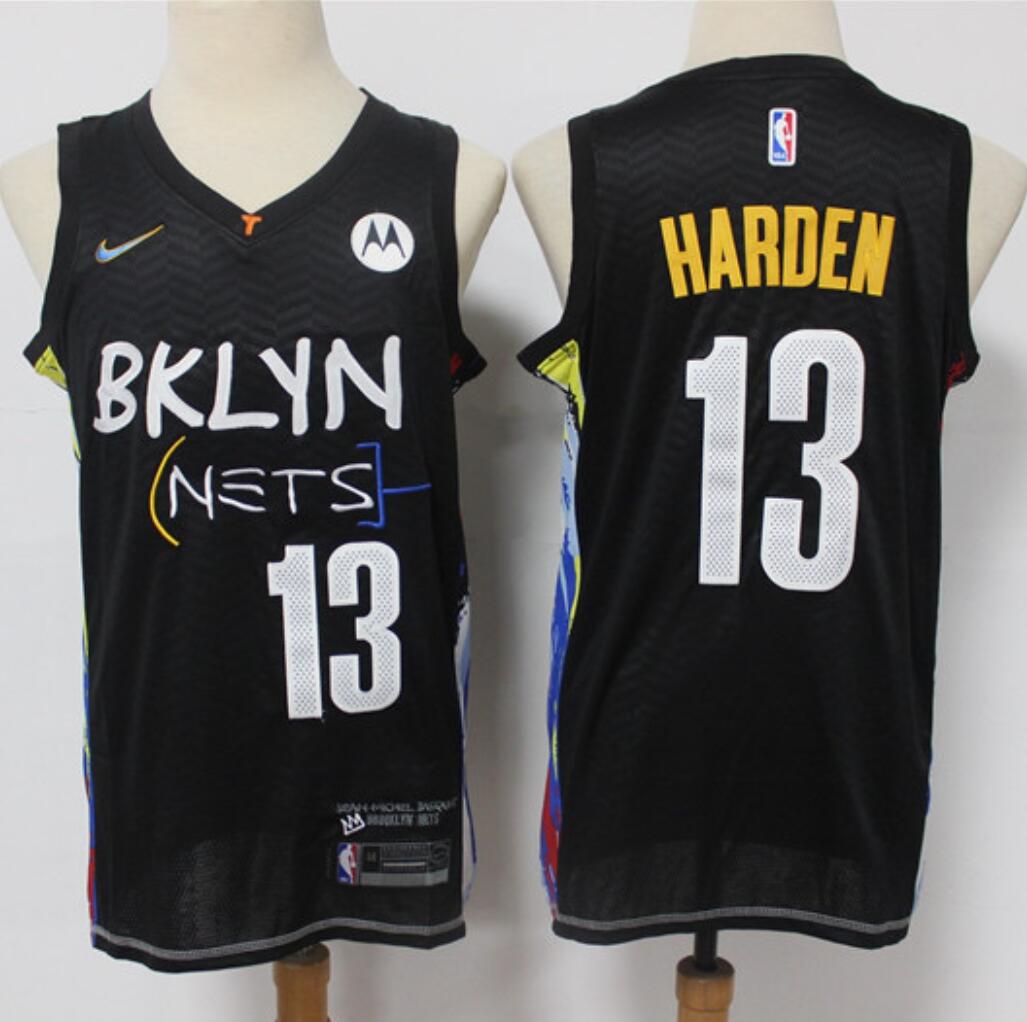 NBA James Harden Brooklyn Nets black Classic jersey